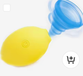 Lemon Clit Sucker Vibrator