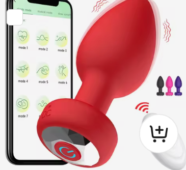 Remote Control Vibrating Butt Plug